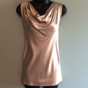Gorgeous stretch silk camisole NWT Pewter size 12